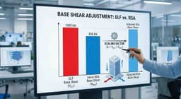 Why RSA Base Shear Must Be Adjusted to Match ELF Base Shear in Seismic Design