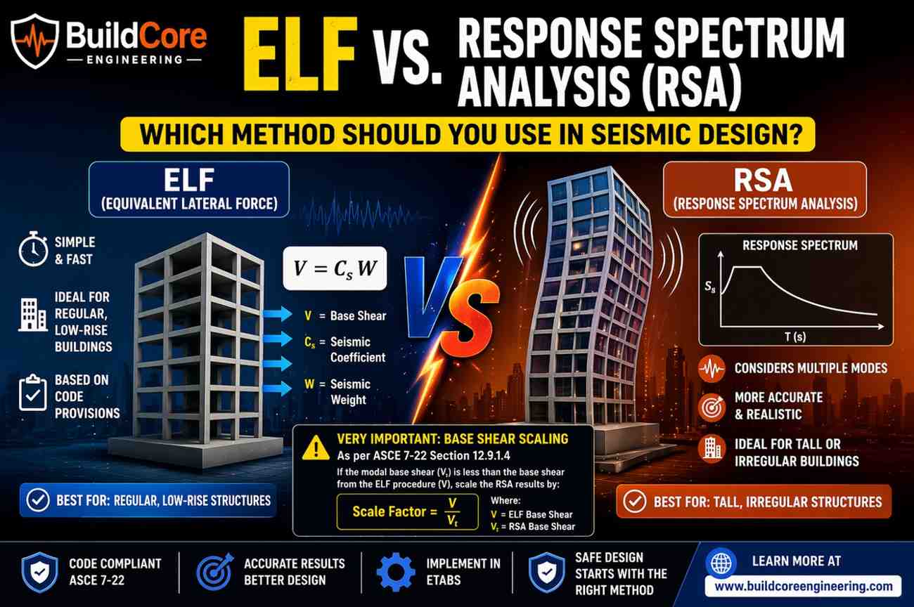ELF vs. Response Spectrum Analysis: Which Method Should You Use in Seismic Design?